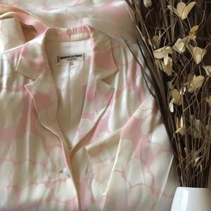 YSL Saint Laurent rive gauche Silk Pajama Set